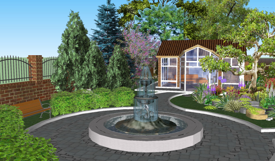 ландшафтный дизайн для частного дома