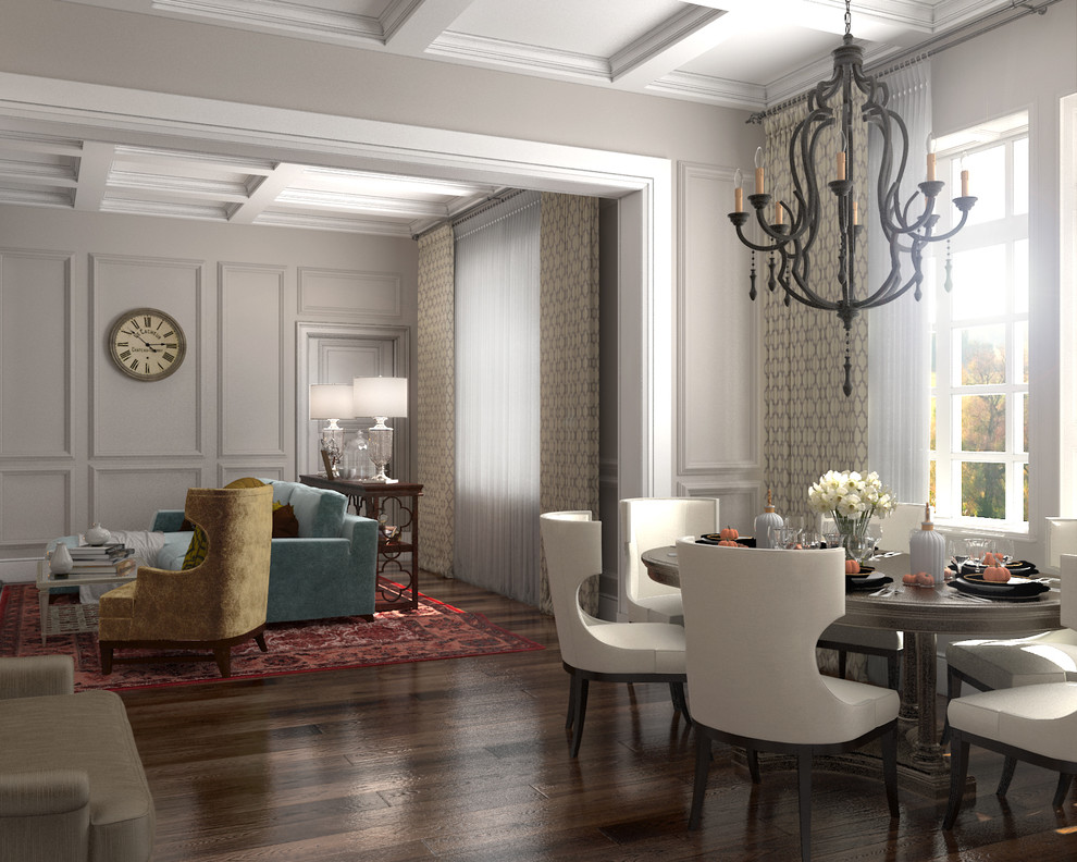 Project of Interiors at Private House (Moscow region)