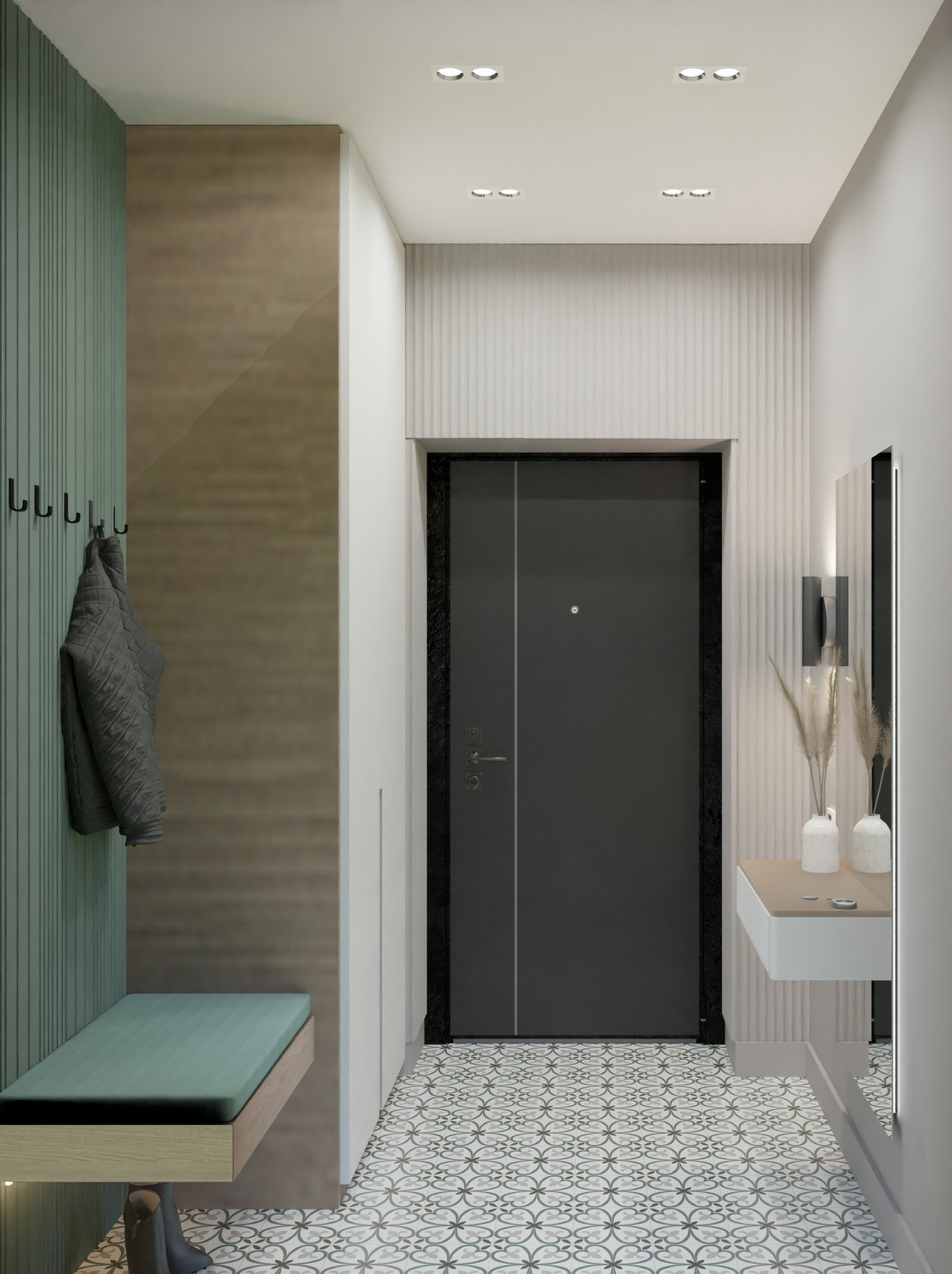 Загородный одноэтажный дом в современном стиле