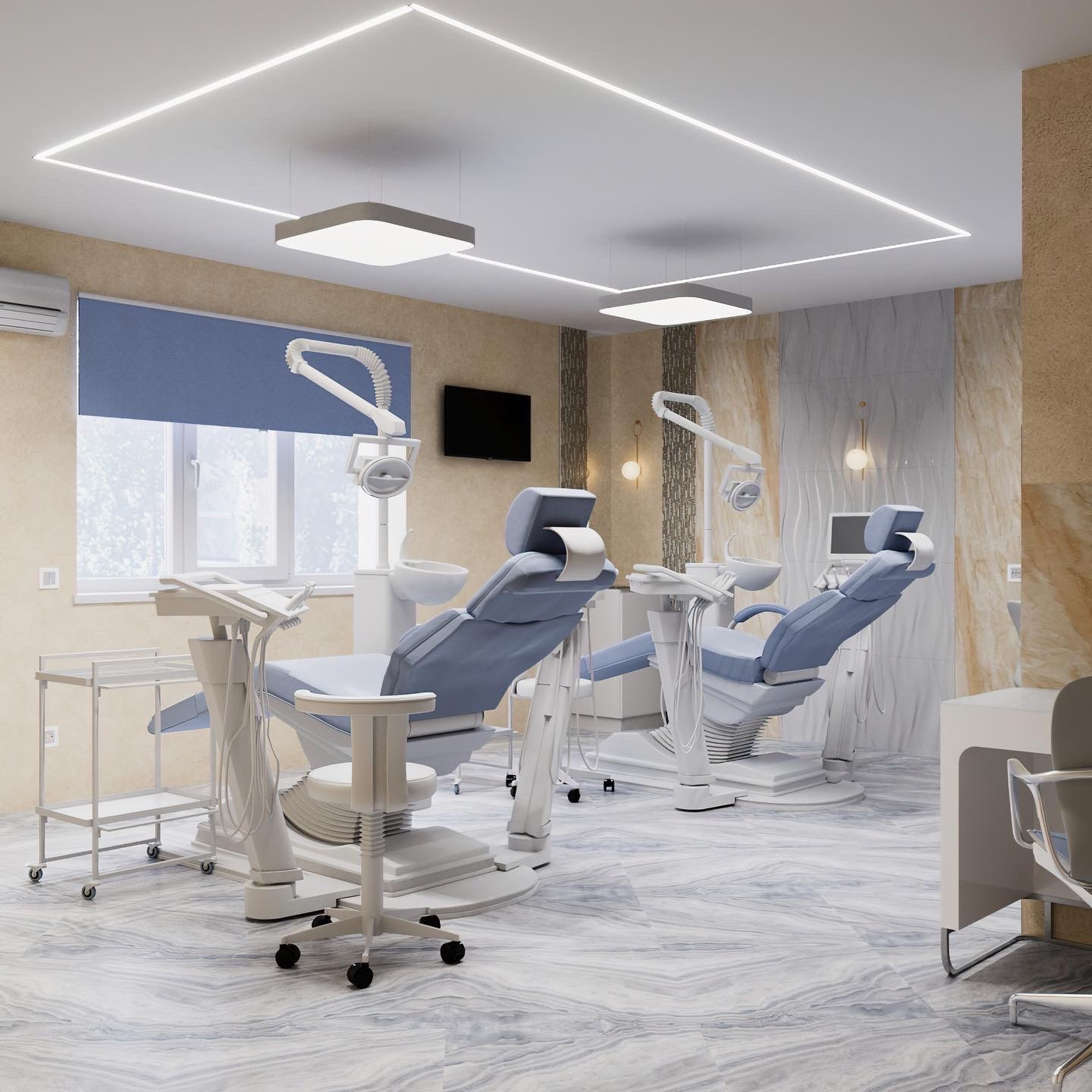 Обложка проекта: Визуализация стоматологической клиники
