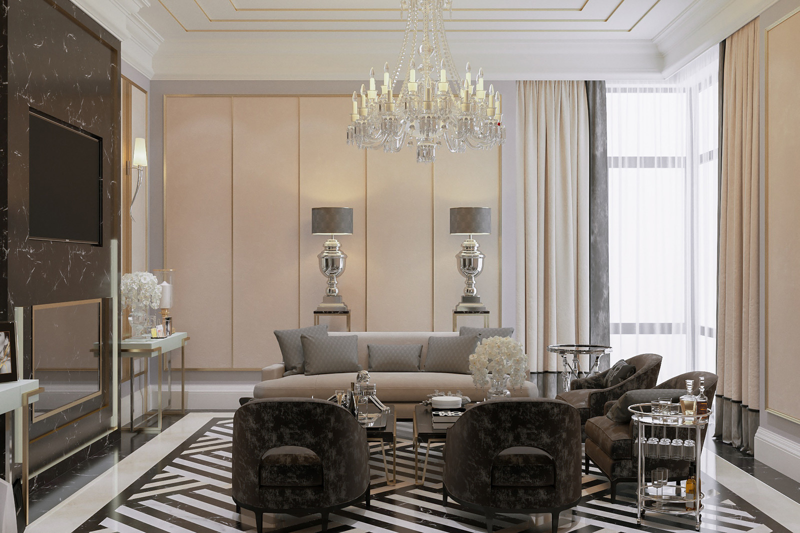 Дизайн проект особняка в Серебряном бору