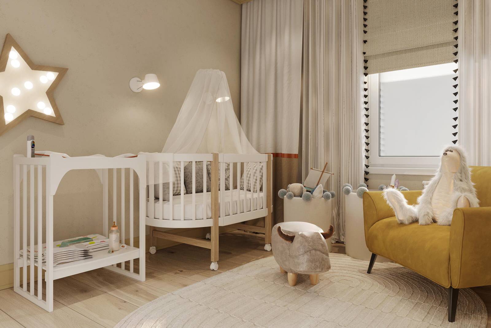 Дизайн интерьера квартиры в скандинавском стиле в ЖК "Московские ворота II"