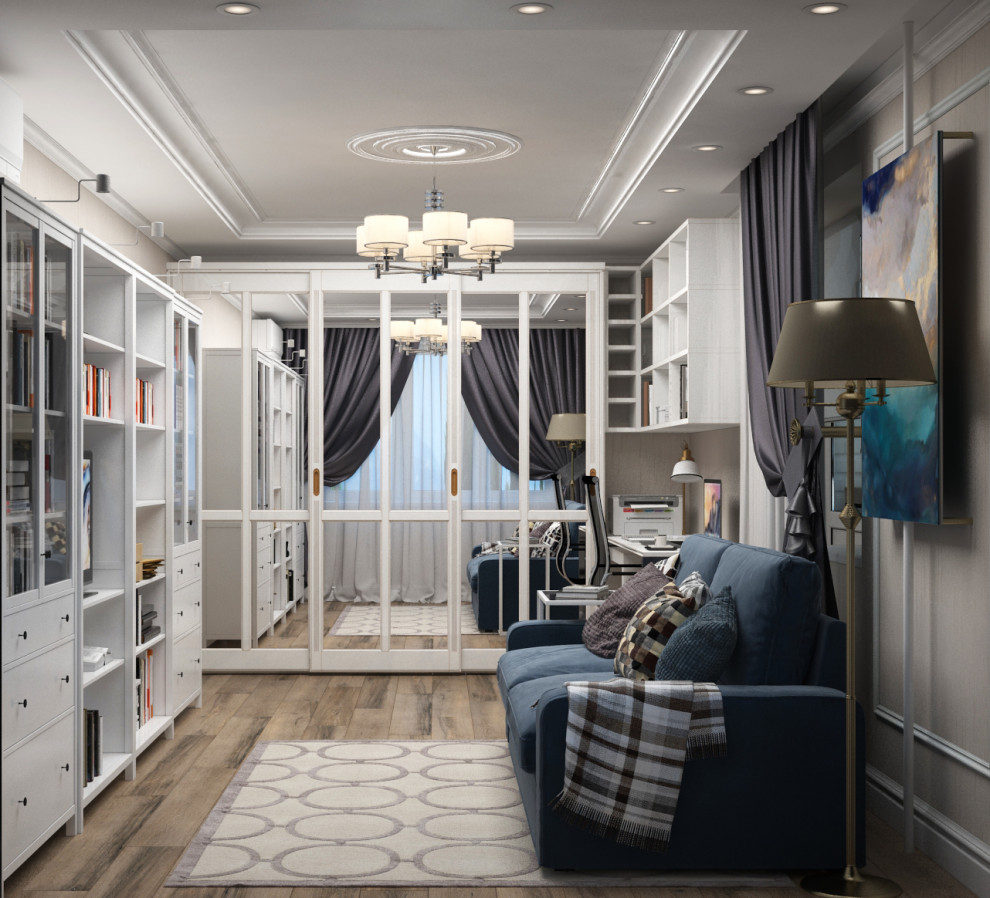 Дизайн проект гостиной в г. Жуковский