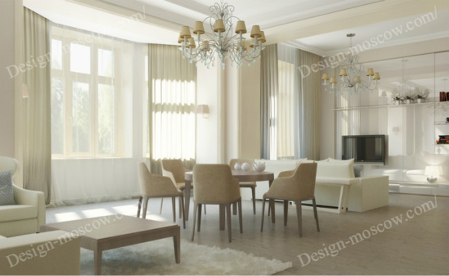 Бежевый интерьер