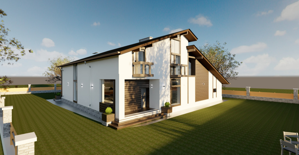 Загородный дом  в коттеджном поселке Елизарово Парк в деревне Каменка