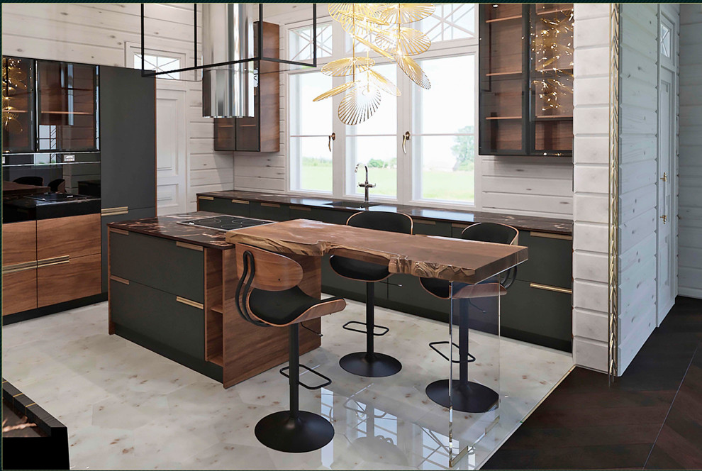 Проект загородного дома в  КРАСНОВИДОВО (ПОДМОСКОВЬЕ)