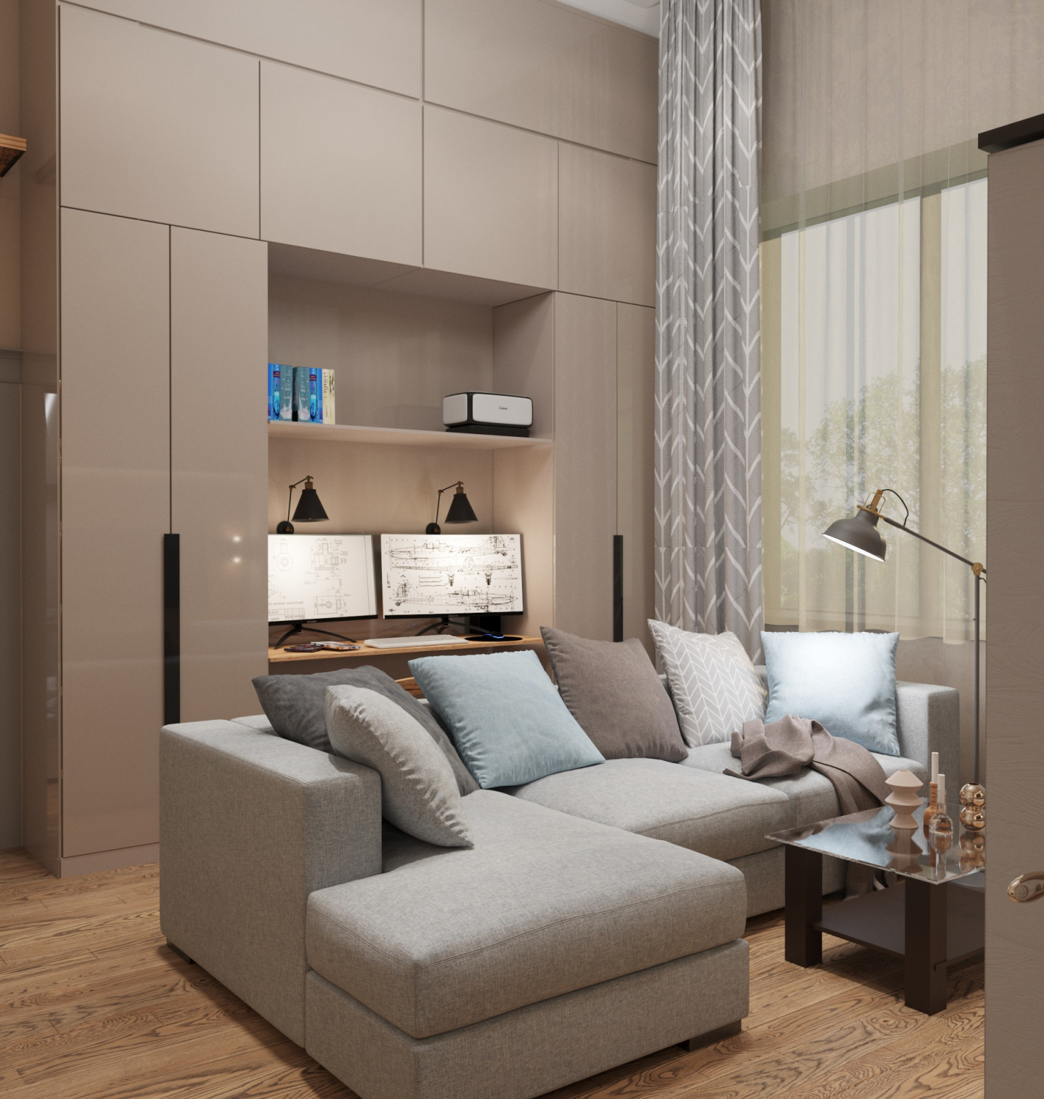 Contemporary two level cottage