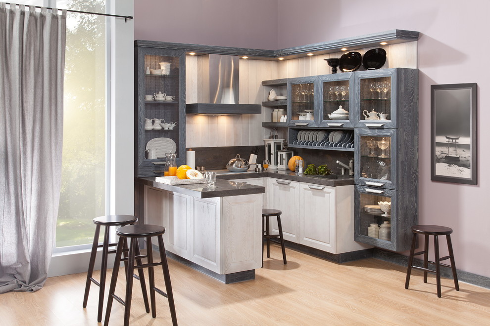 Кухонный гарнитур "Агата" серый агат