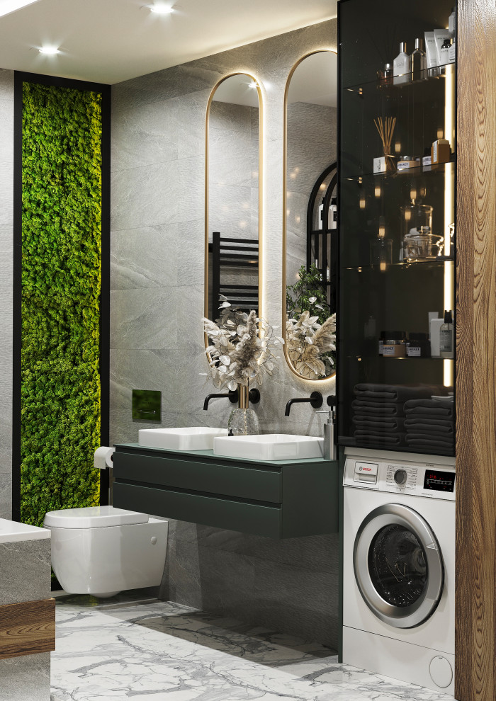 Обложка проекта: Санузел "Тенистая аллея"