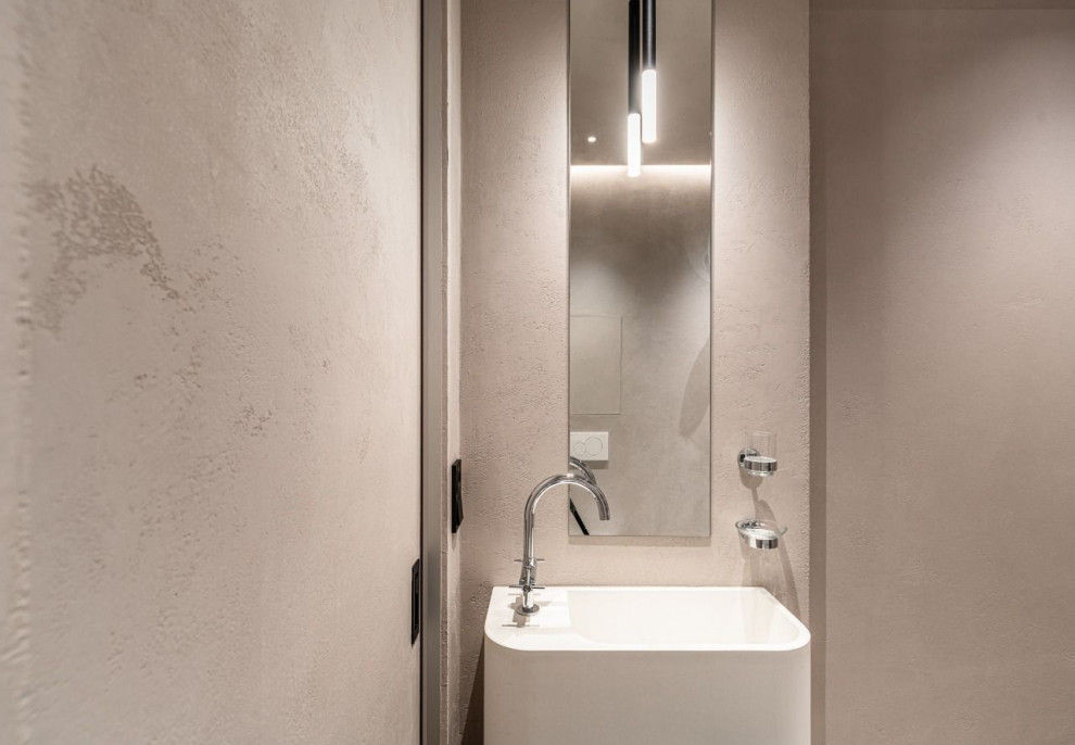 Дизайн проект квартиры под Арт-бетон / Микроцемент