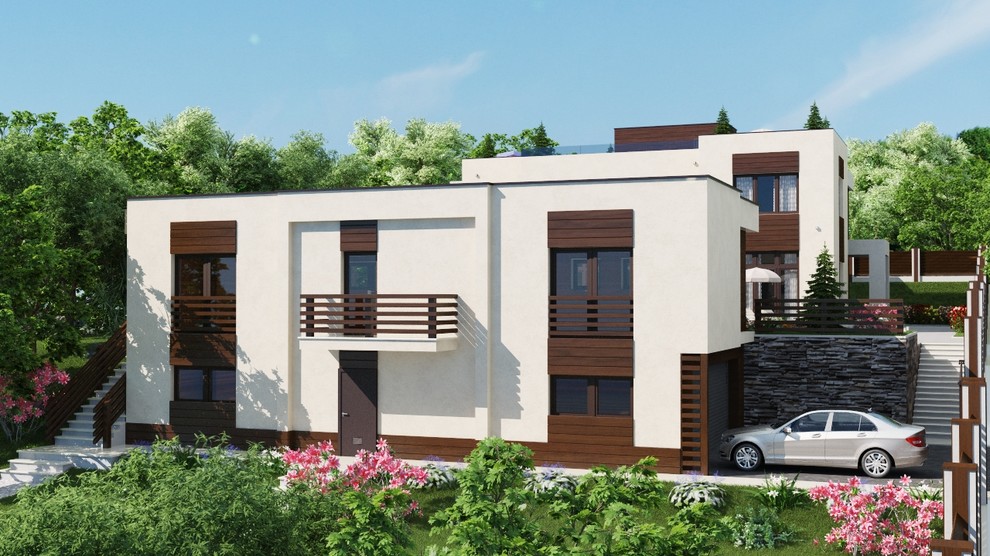 Домик с баней и гаражом