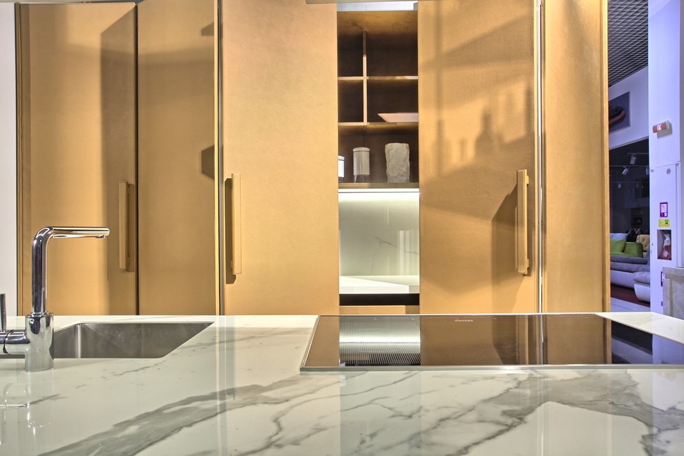 Solid leather and stone