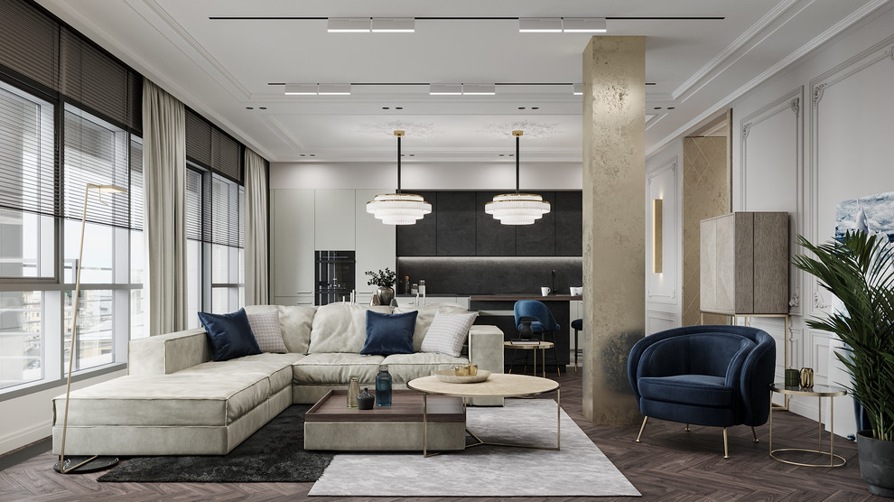 Дизайн трёхкомнатной квартиры в ЖК "Дом на Грота" | Санкт-Петербург | Россия |