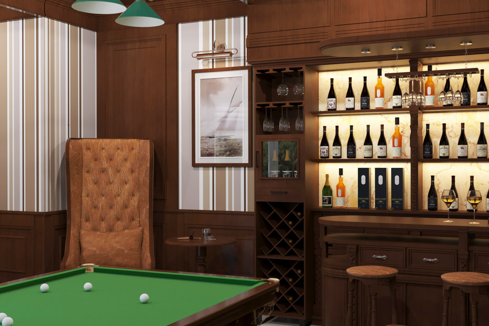 Мужская комната отдыха