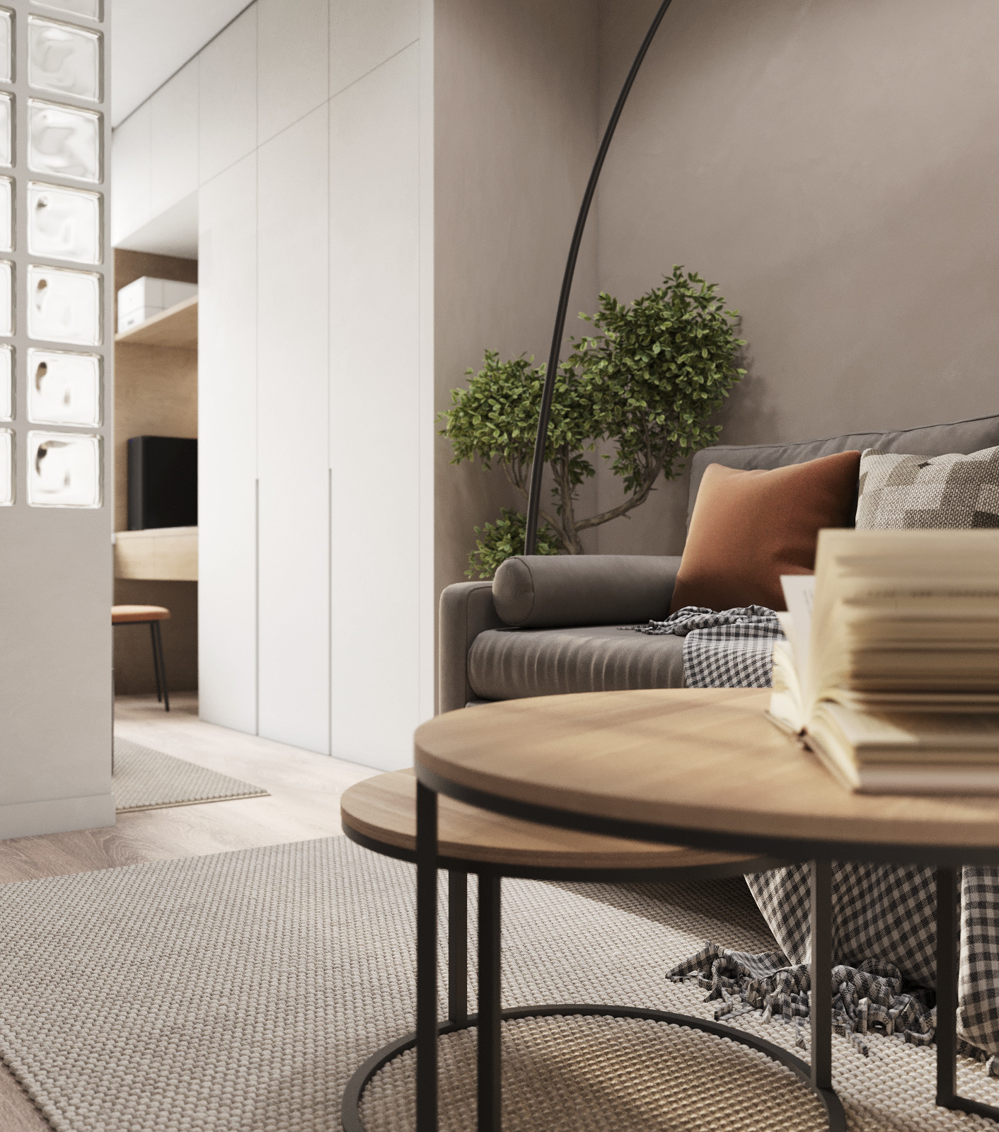 Гостиная-спальня 22 кв.м.