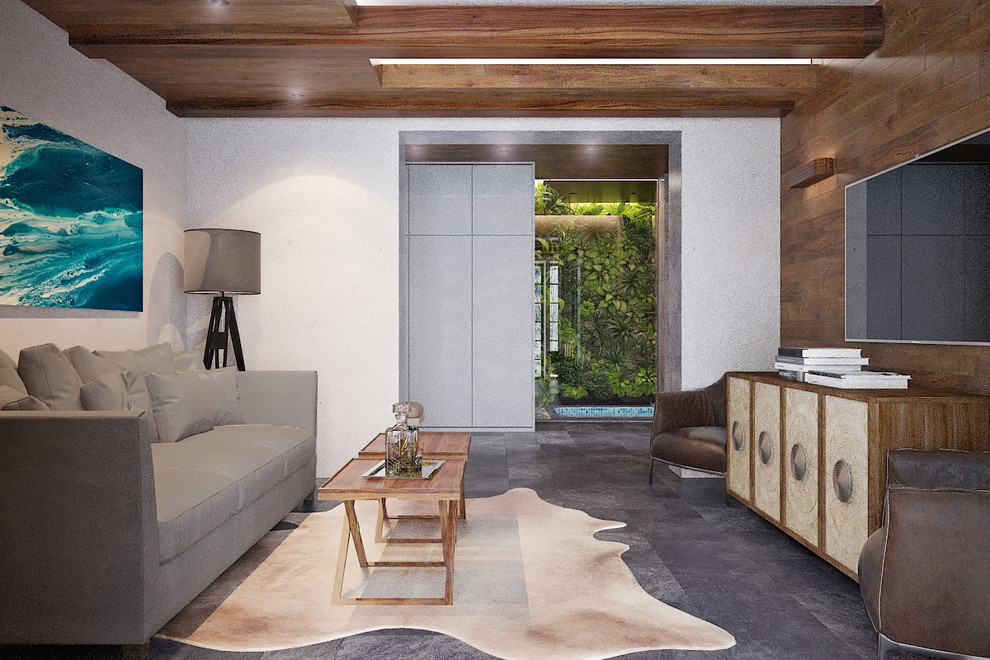 Спа-зона (70 кв.м.) на цокольном этаже загородного дома - 600 кв.м