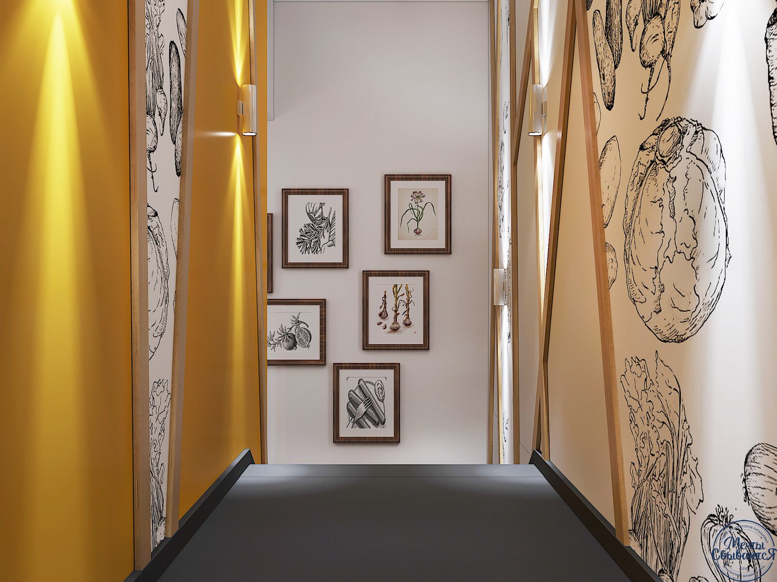 Дизайн-проект интерьера ресторана