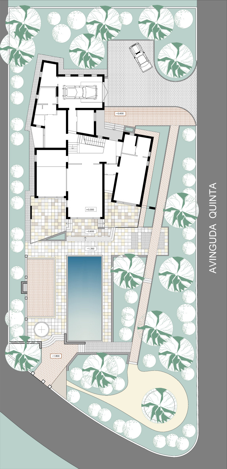 Проект дома в SantJordi D Alfama(Испания)