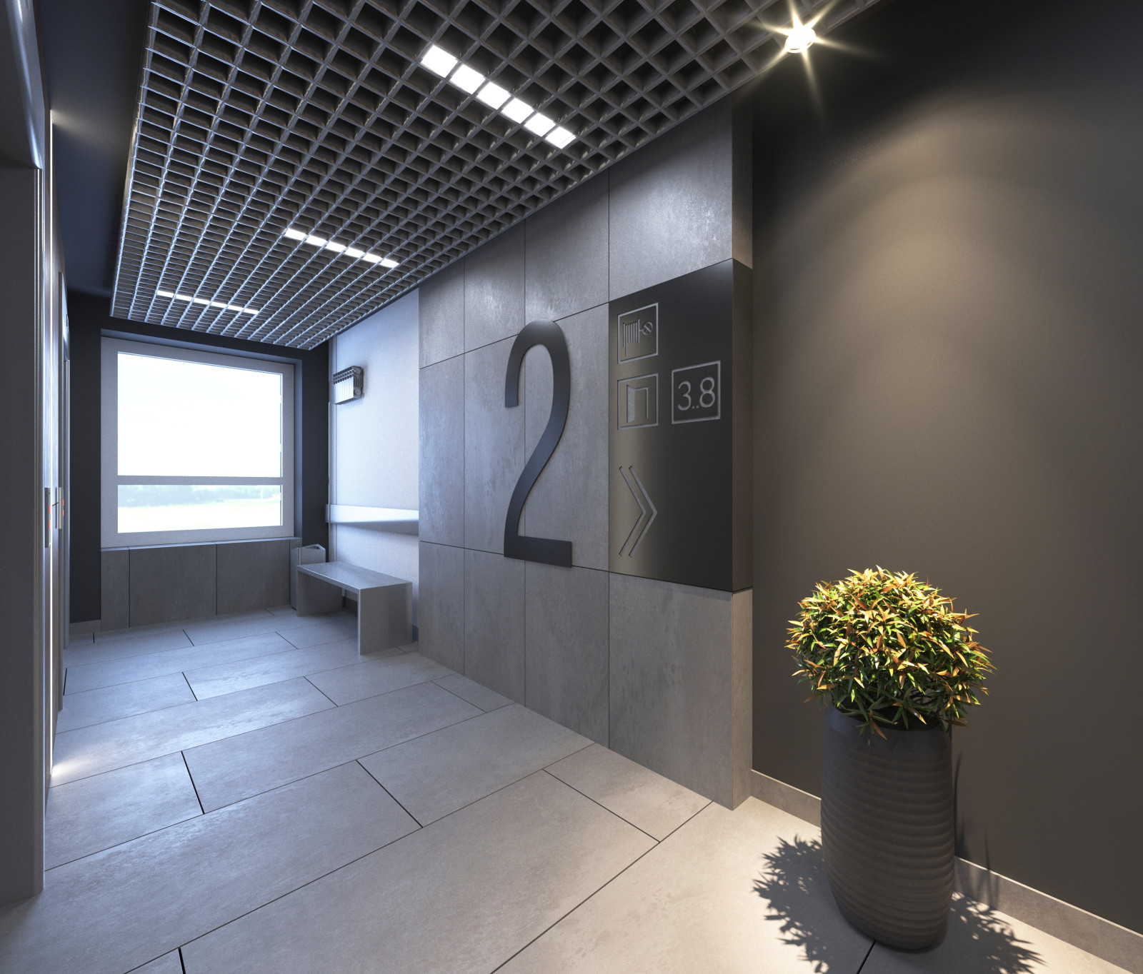 Интерьеры МОП ЖК "НОРМАНДИЯ НЕМАН", СК "СТРИЖИ"