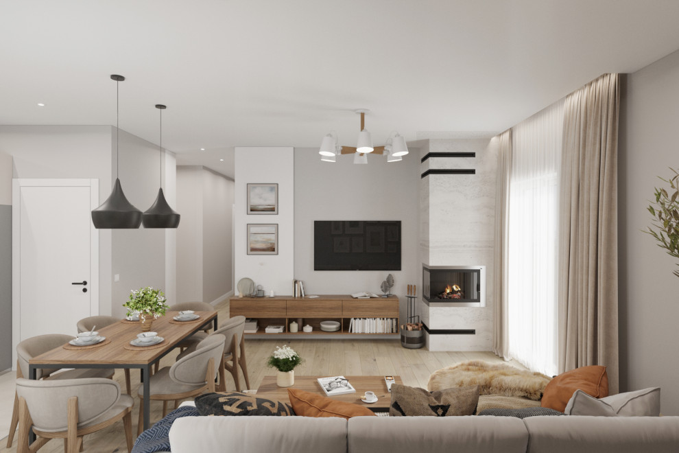 Обложка проекта: Коттедж в скандинавском стиле