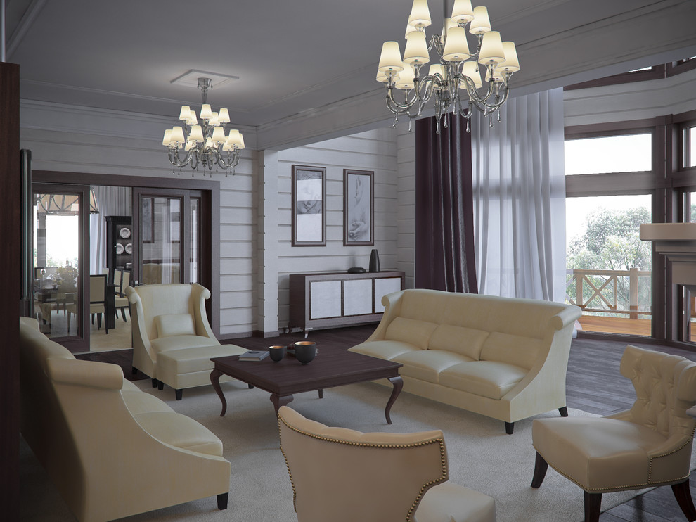 Интерьер деревянного дома