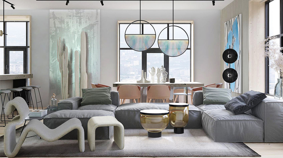 Обложка проекта: Дизайн квартиры в современном стиле, ЖК Суббота