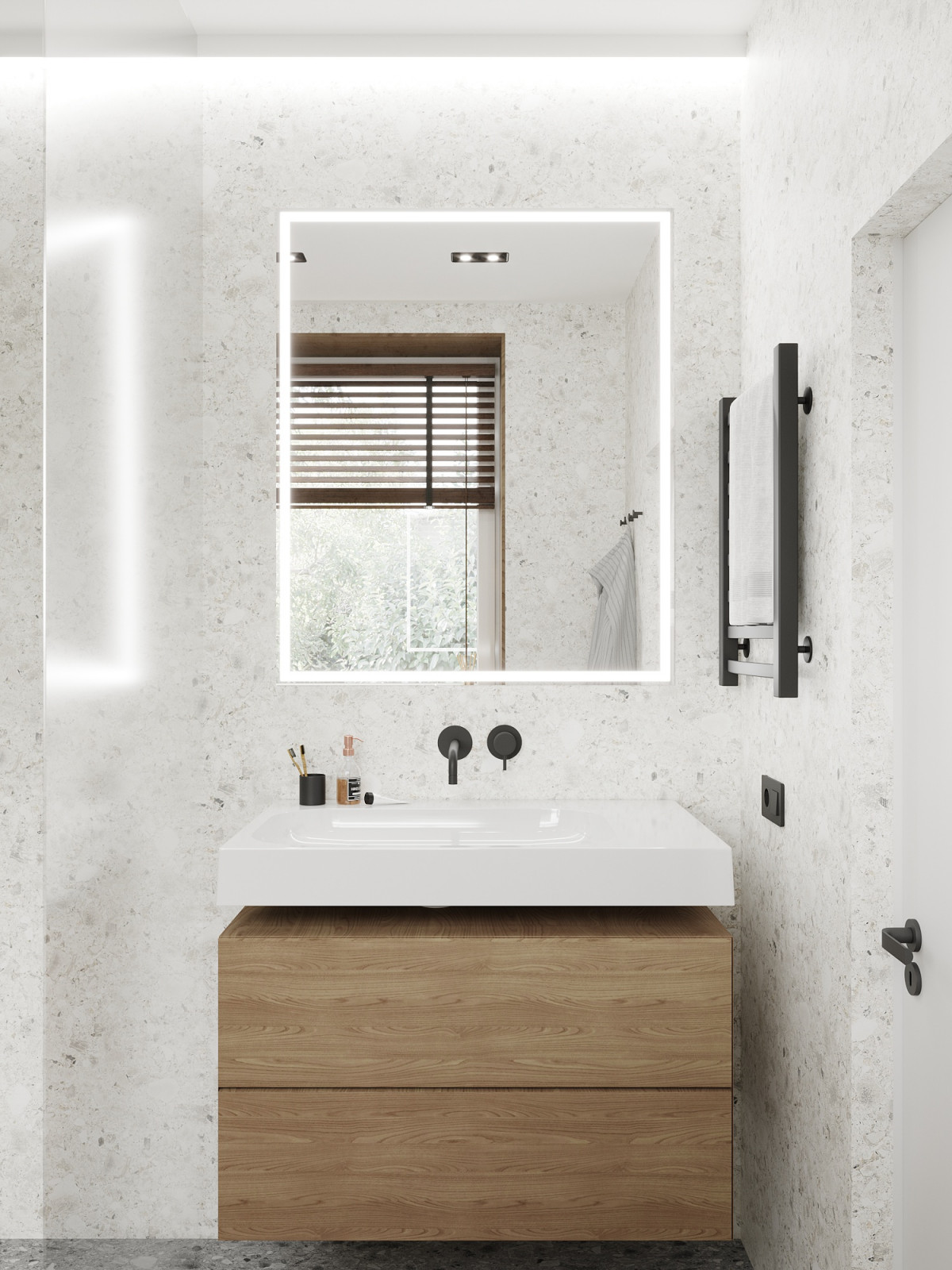 Мастер-ванная в загородном доме