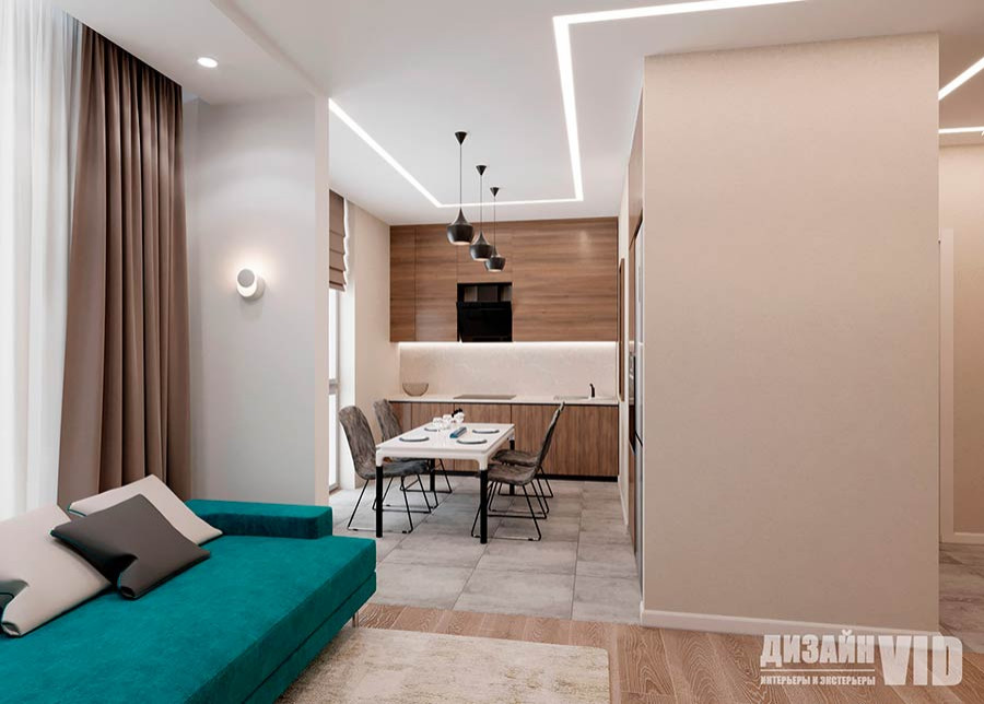 Обложка проекта: Дизайн квартиры 52 метра