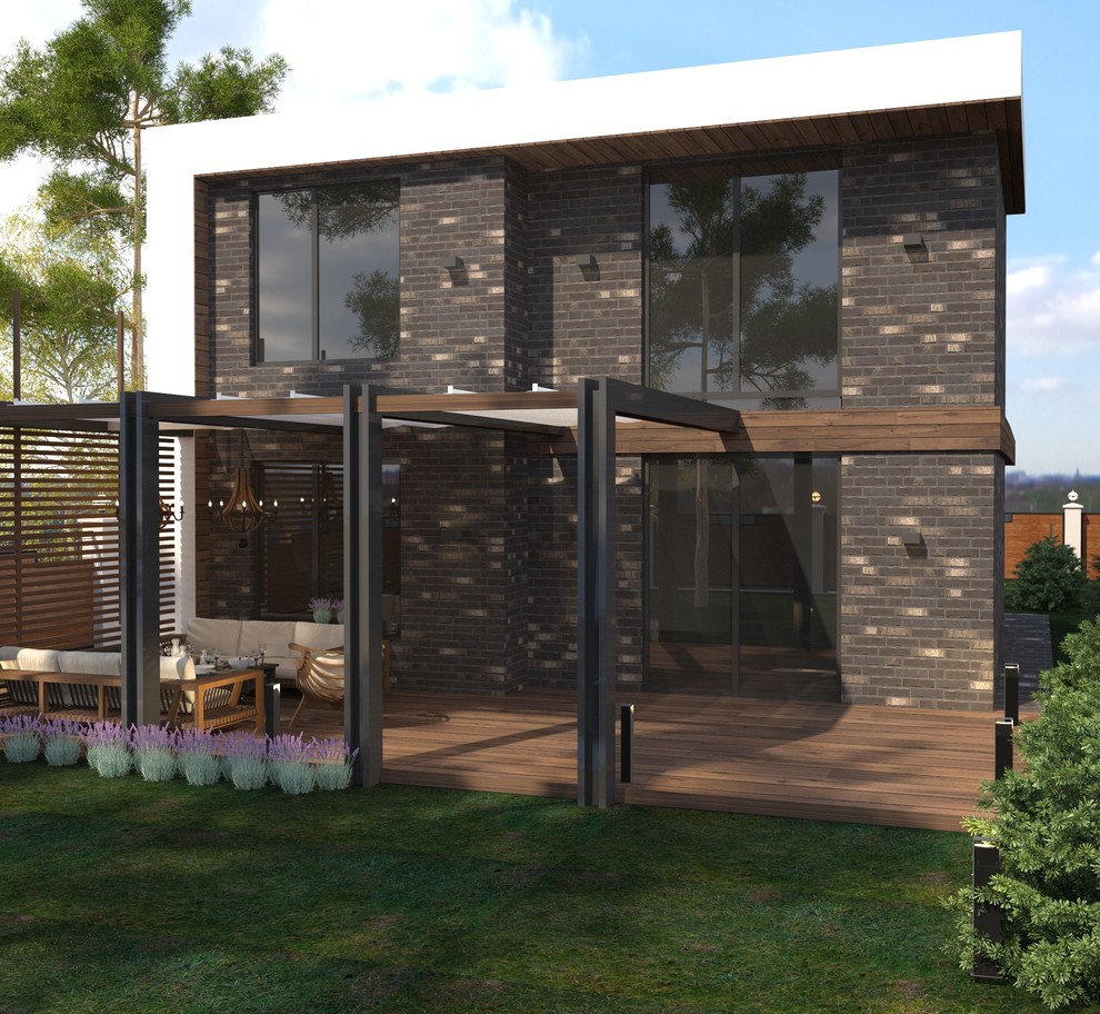 Шикарный коттедж в стиле хайтек