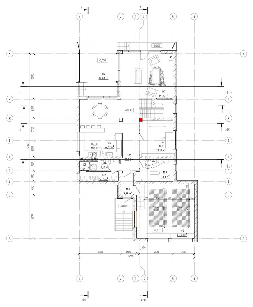 Проект дома площадью 400 кв.м.
