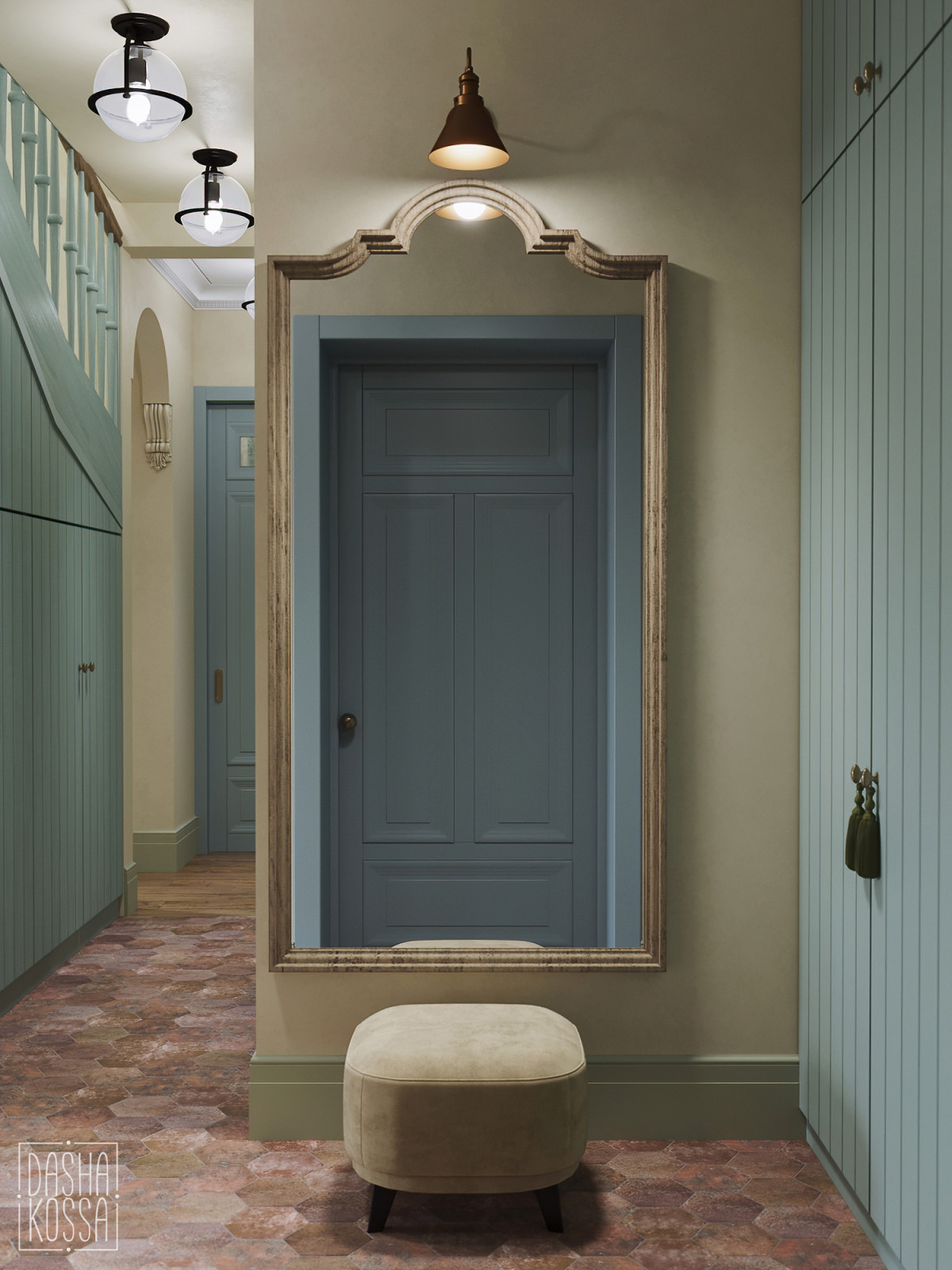 Fairy Countryside. Трехуровневая квартира для сказочной загородной жизни