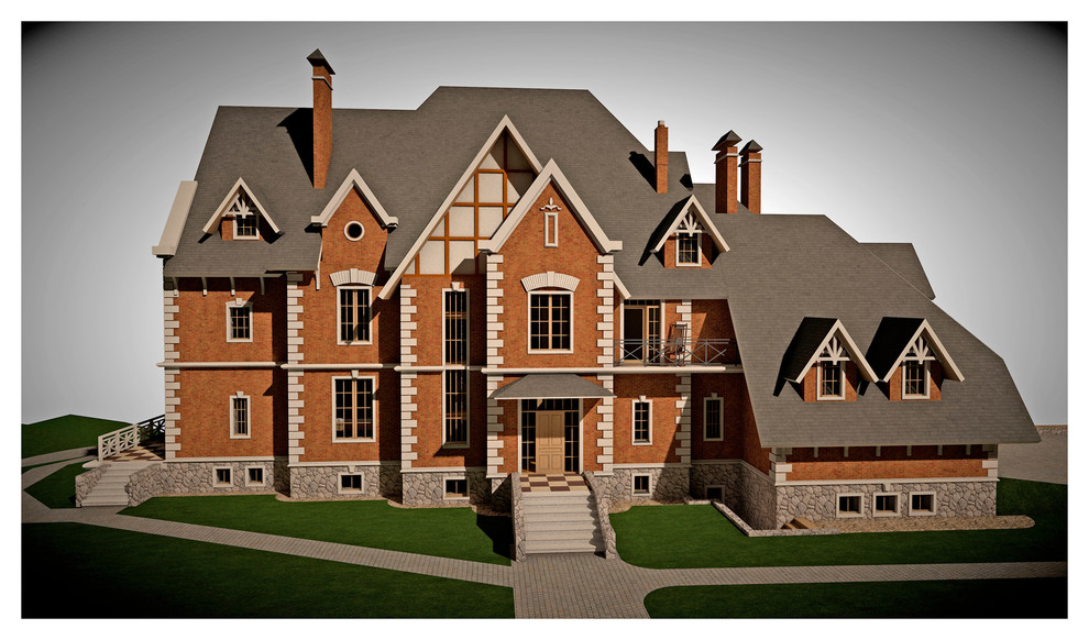 Обложка проекта: Коттедж в викторианском стиле