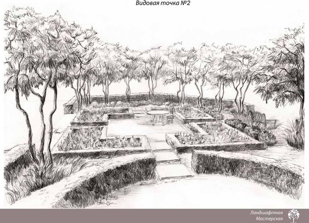 «Концепция озеленения «Дом на море», 60 соток