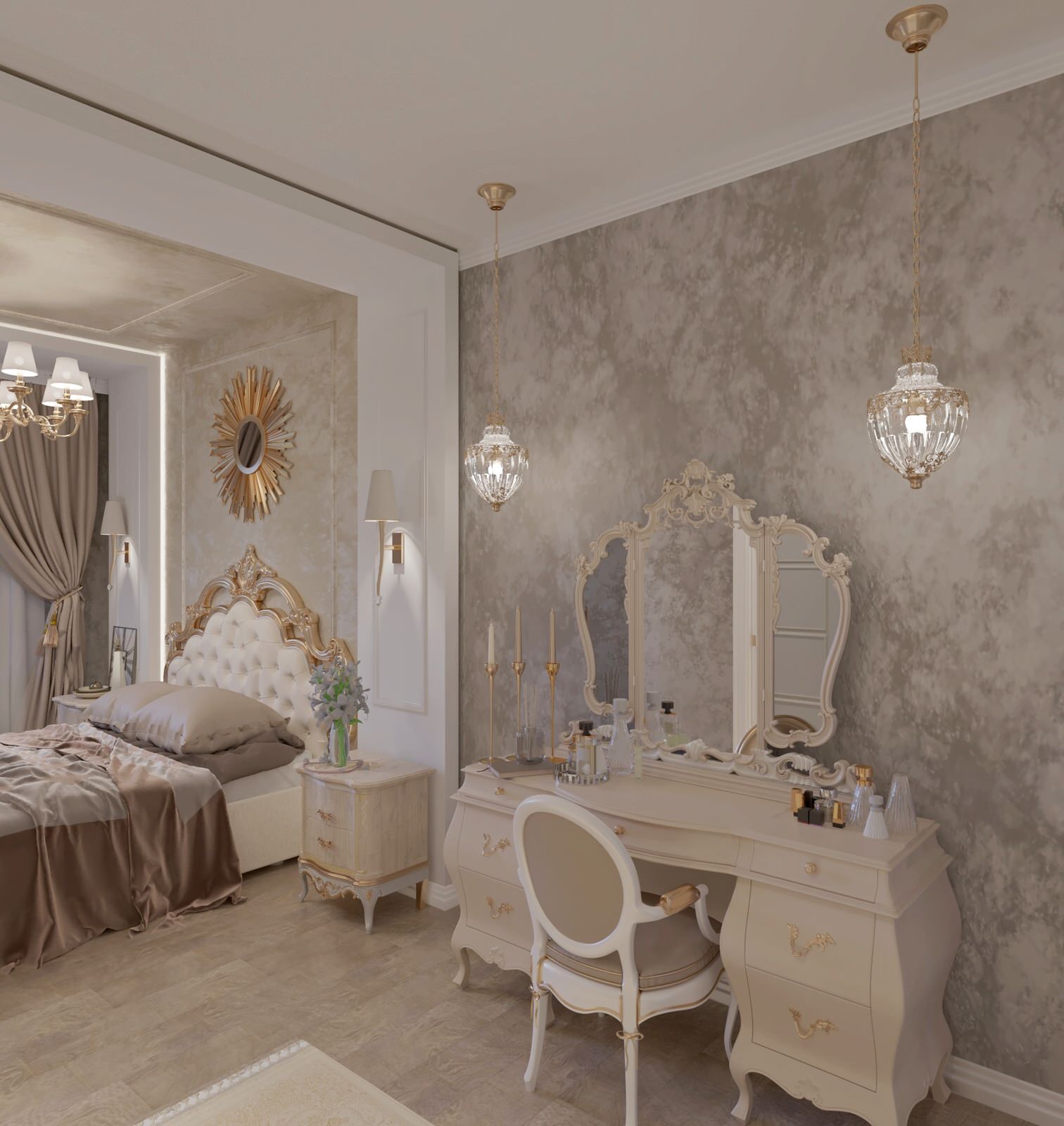 квартира 100кв.м. в современной классике.