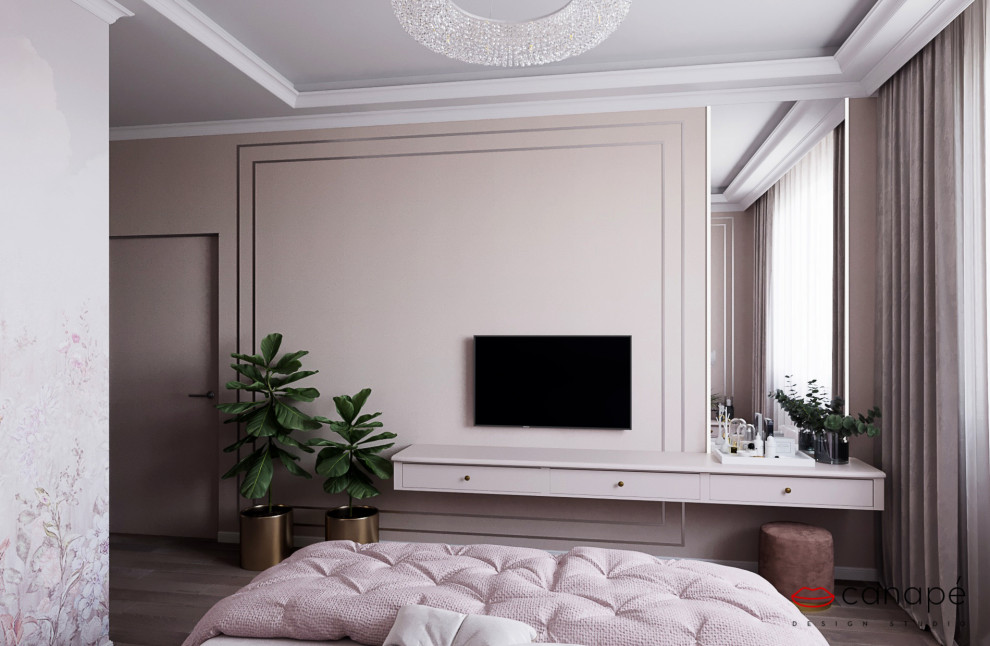 Романтичная квартира в пудровых тонах