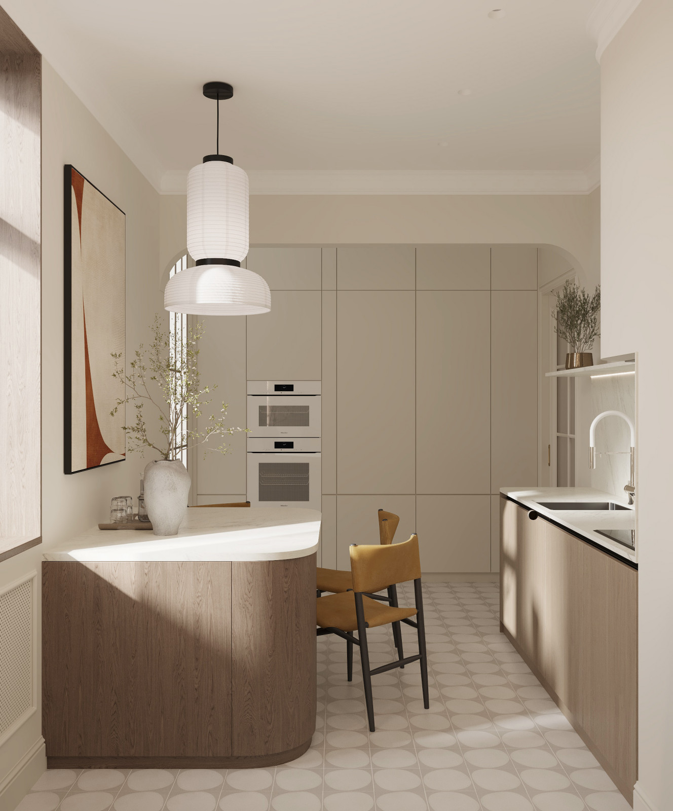 Квартира в стиле неоклассика