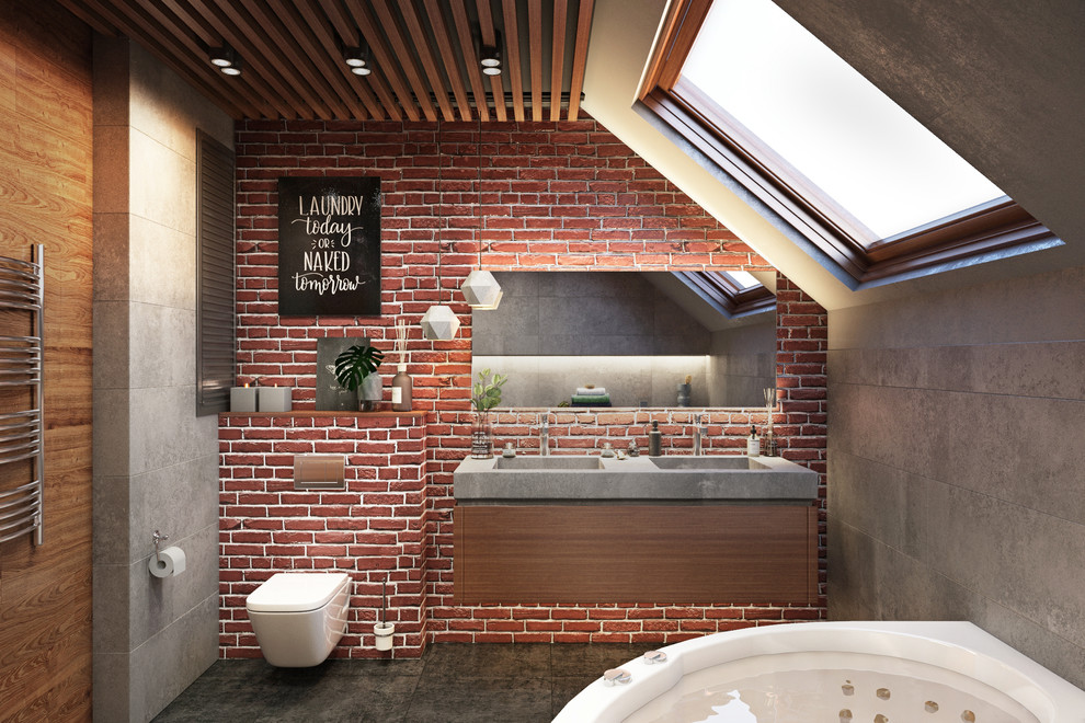 Обложка проекта: Санузел в стиле Лофт