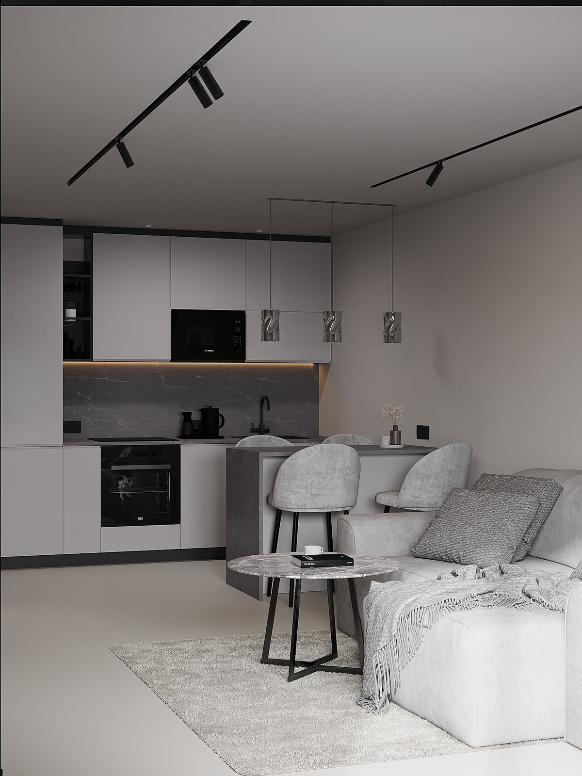 Дизайн-проект однокомнатной квартиры