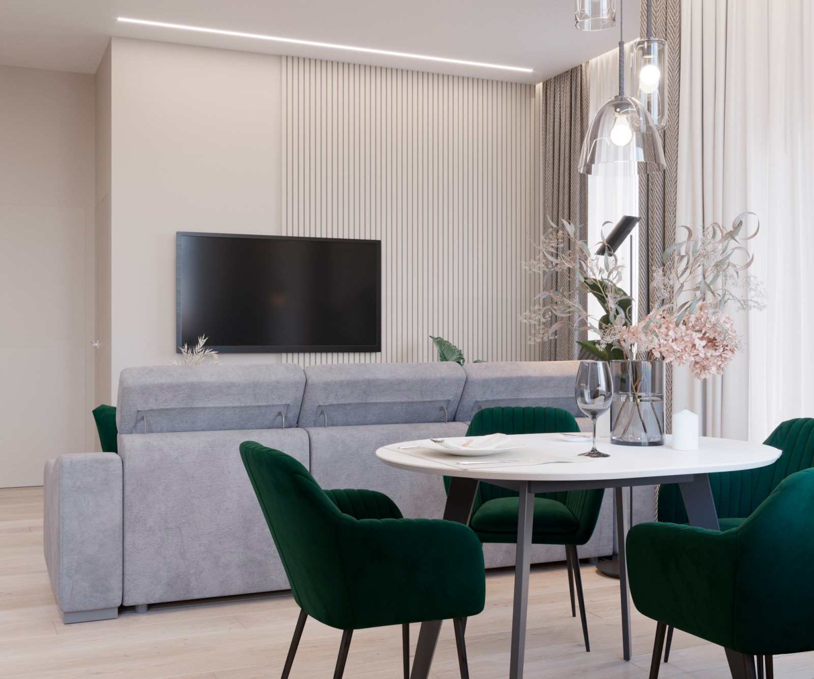 Интерьер квартиры в жк На Трудовой