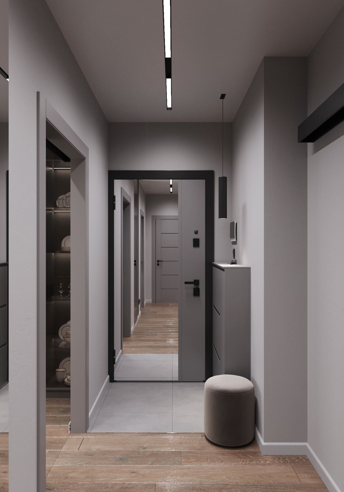 3-х комнатная квартира в одном стиле