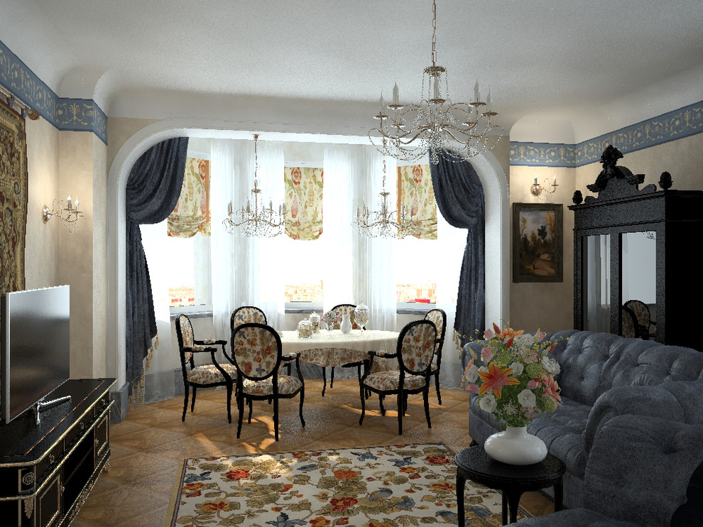 Интерьер в синих тонах