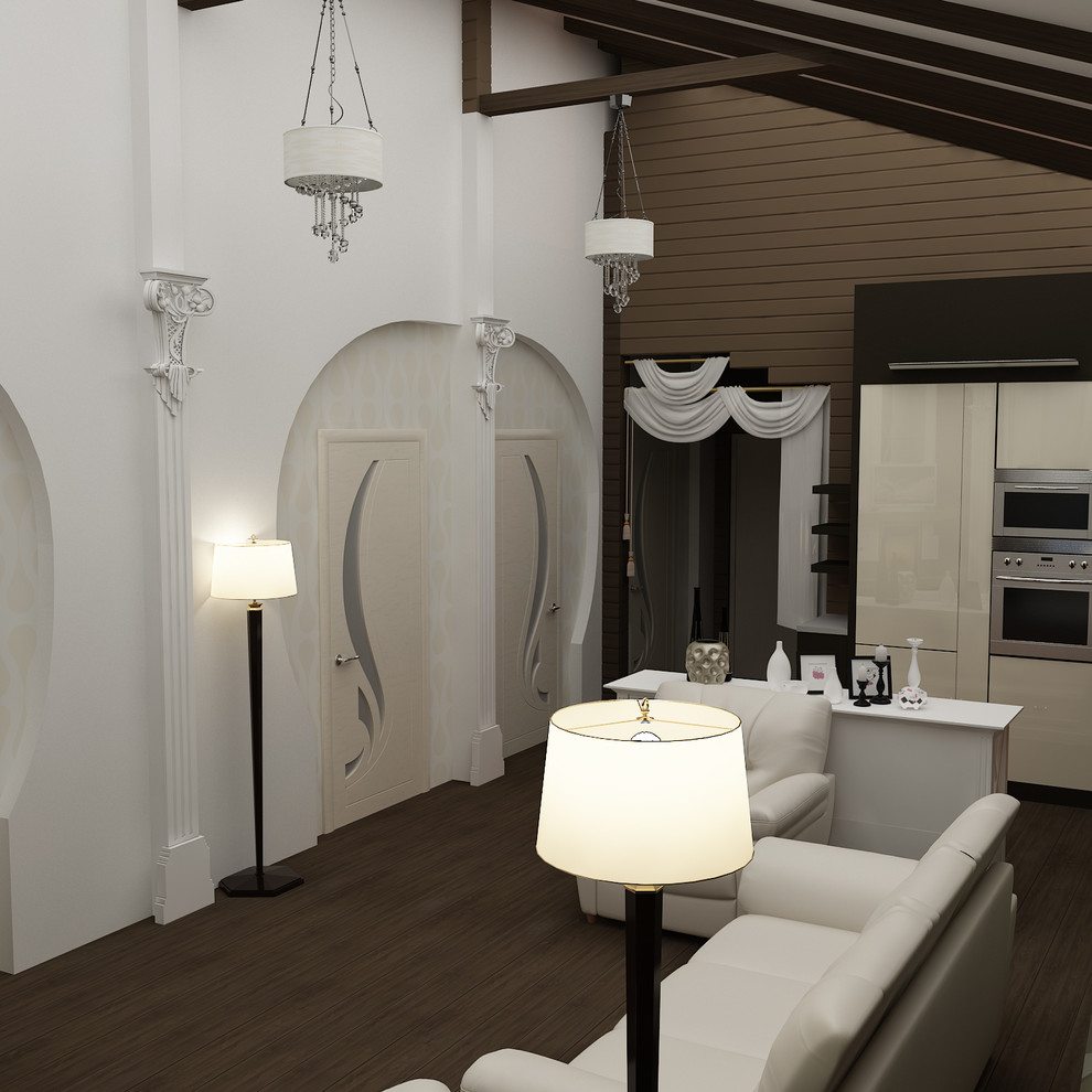 Интерьер деревянного дома