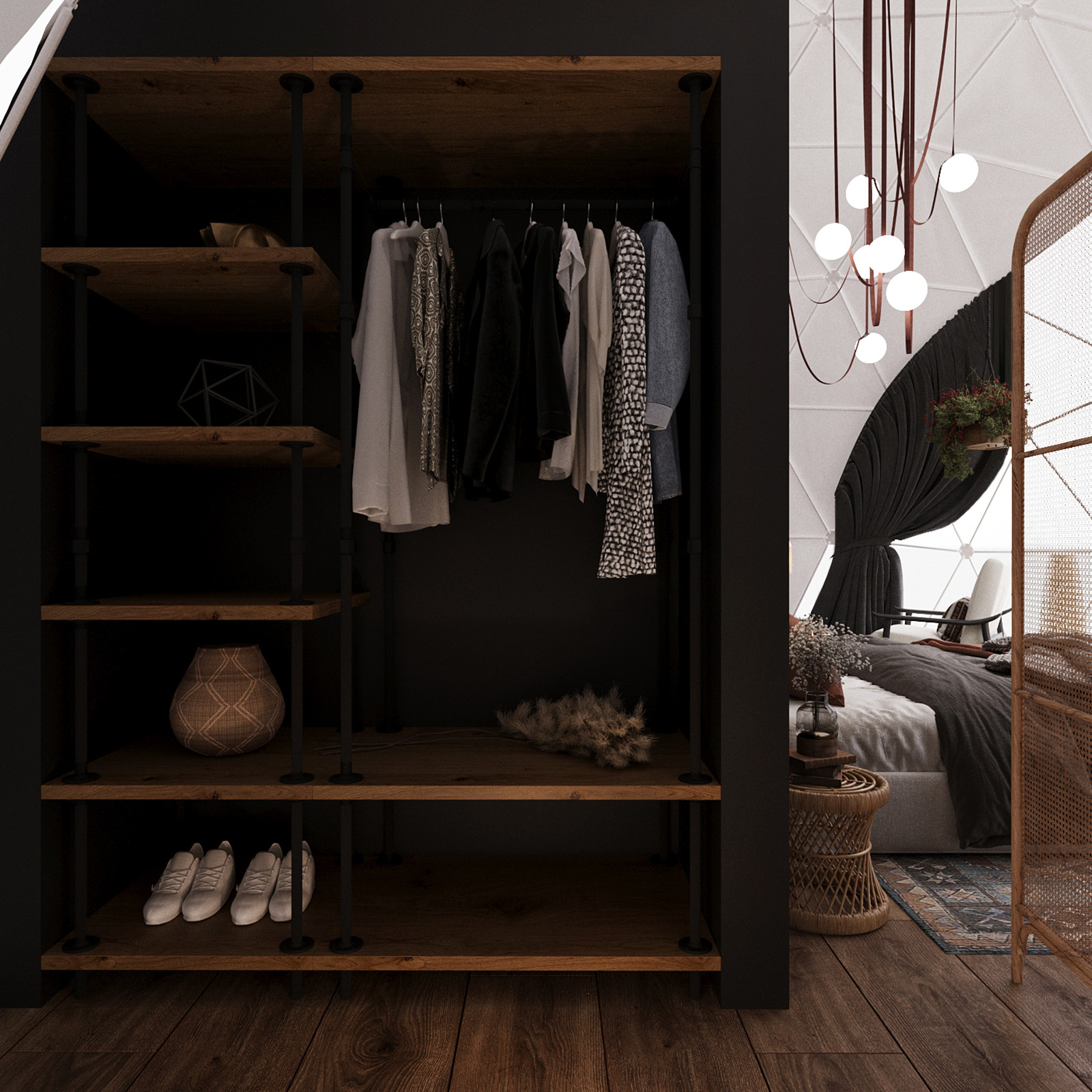 Дизайн-проект глэмпинга на Алтае.