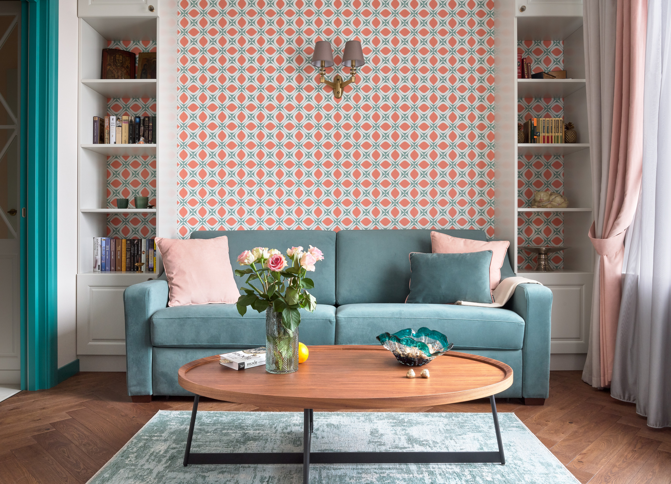 В гостях: Интерьер в оттенках картины из Доминиканы