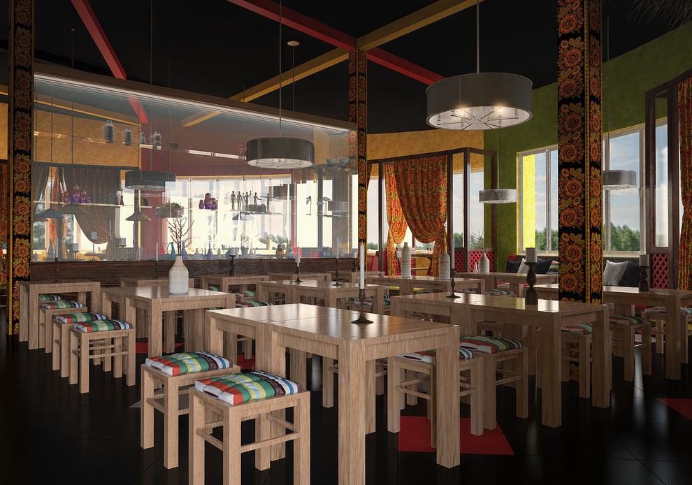 Обложка проекта: Дизайн-проект кафе от  «Strekoza Design»