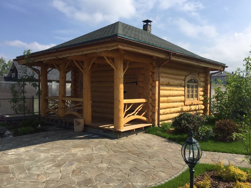 Обложка проекта: Баня из кедра "Петергоф"