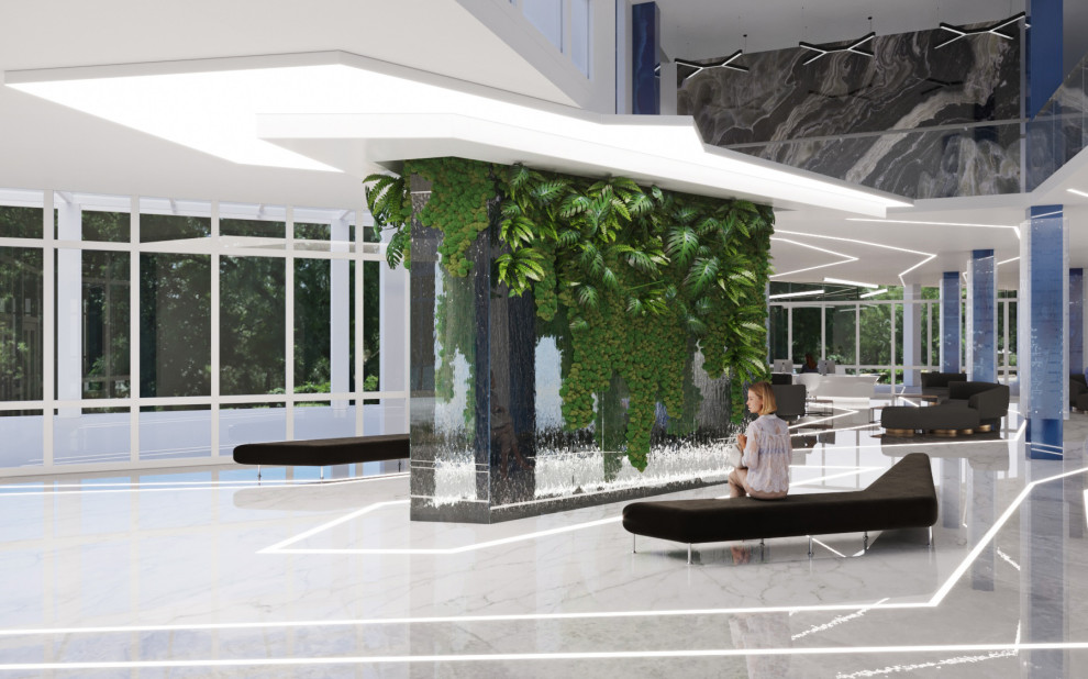 Концепция холла общественного здания