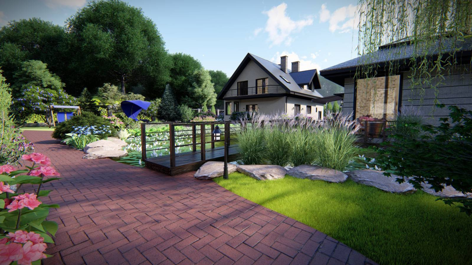 Ландшафтный проект благоустройства участка п. Куликово, Калининградская область