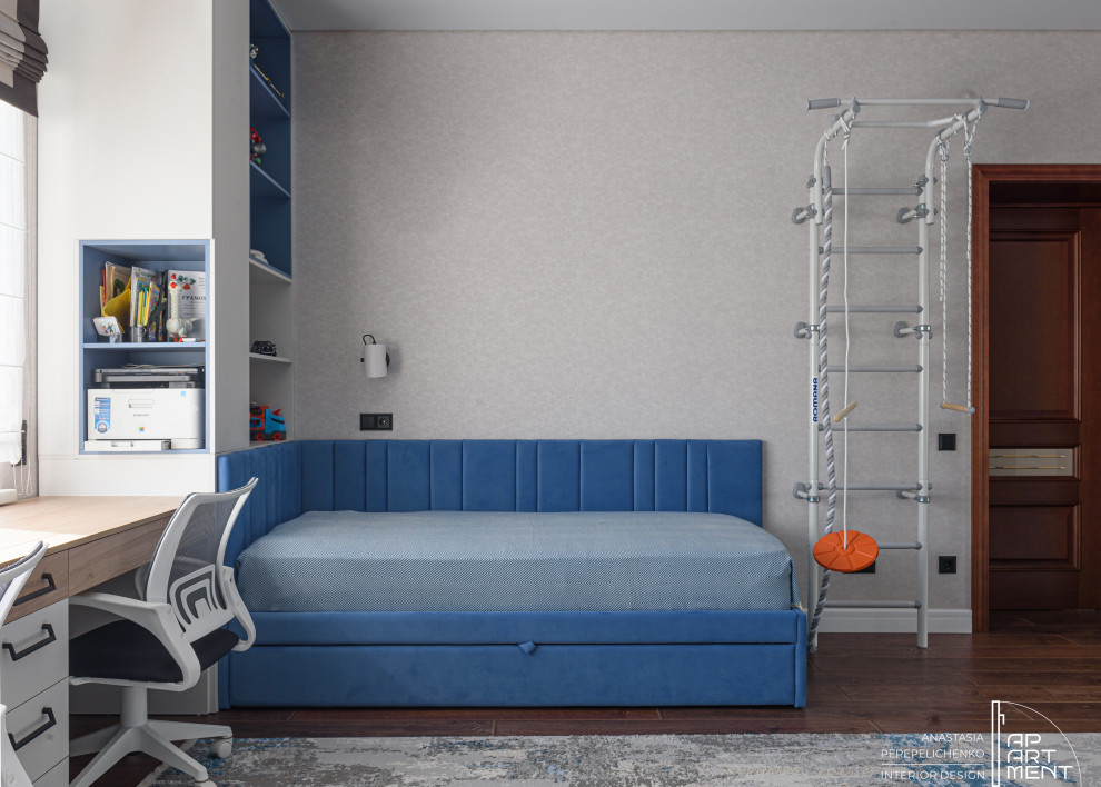 Дизайн детской 24.3 м2 для двух братьев