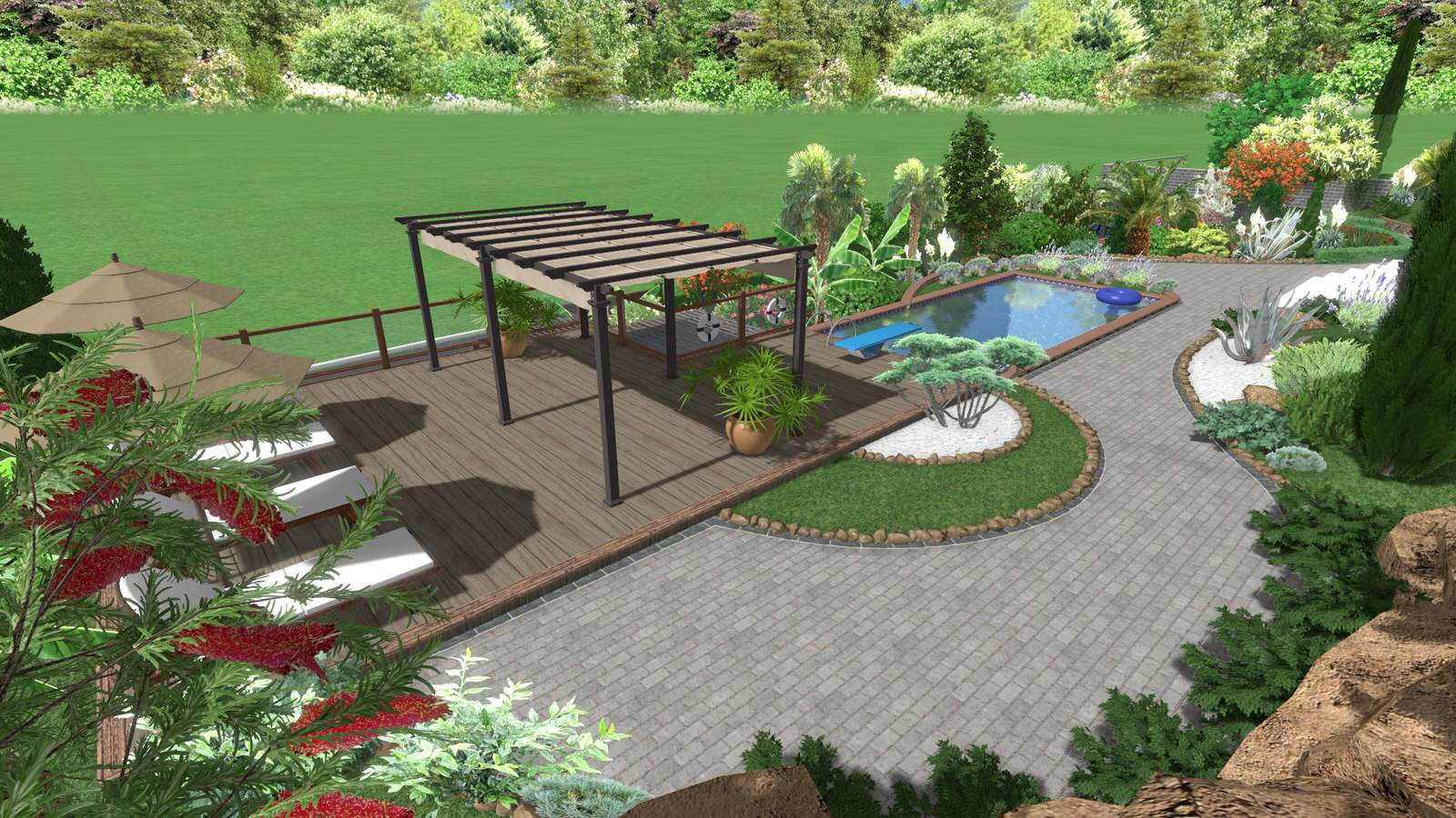 Приусадебный участок индивидуального жилого дома